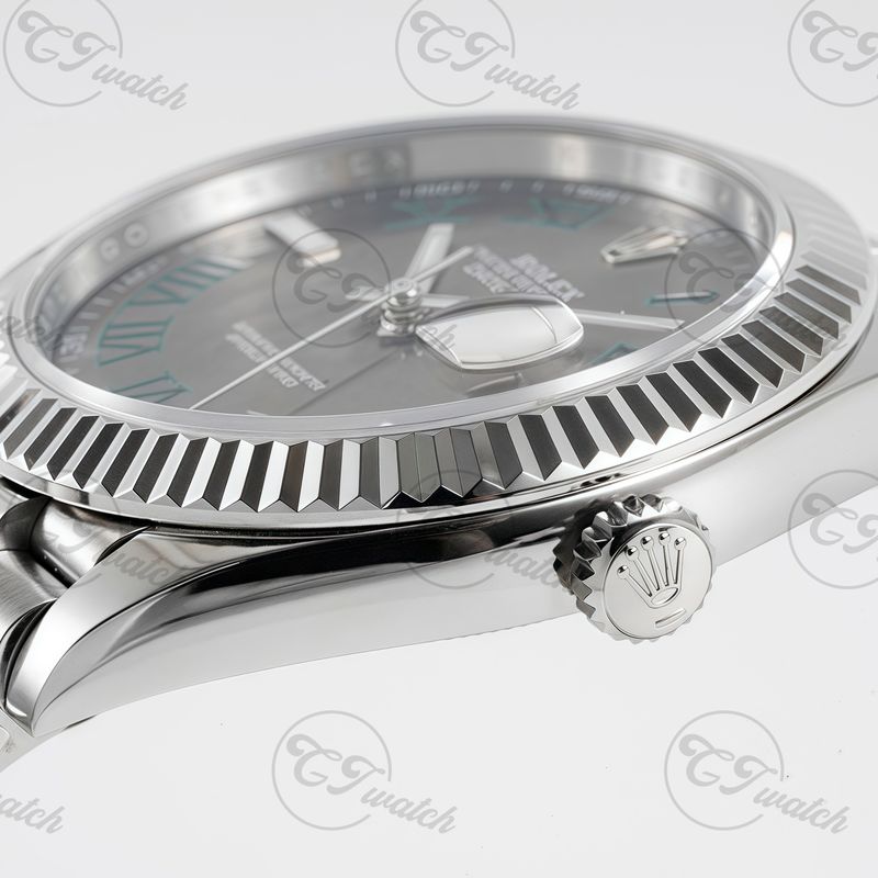 Green Roman Luxury Rolex Watch Date Just M126334 Super Clone Watch 41MM Movement 3235
