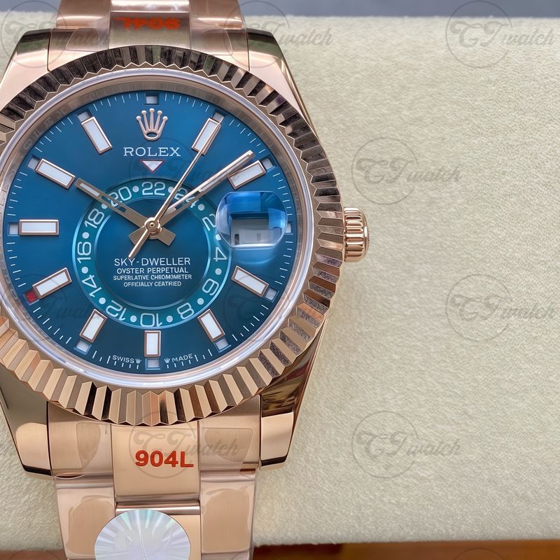 Sky Dweller Luxury Rolex Watch M336935 Sapphire Mirror 42mm Rolex Watch Movement 9002