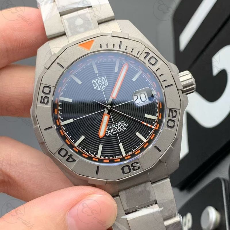Lüks Tagheuer Erkek Saatleri İsviçre Hareketi Erkek Mekanik Saatleri