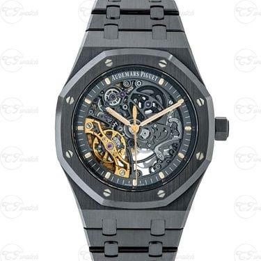 AP Royal Oak 15416CE 41mm Black Ceramic Super Clone Skeleton Watch Automatic Calibre 3132 Mechanical Sports Model