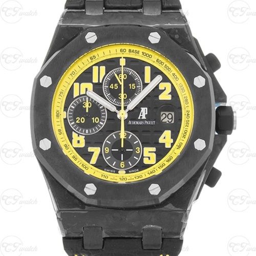 AP Royal Oak 26176FO 42mm Skeleton Super Clone Watch Carbon Style Automatic Calibre 3126 Sport Luxury Timepiece