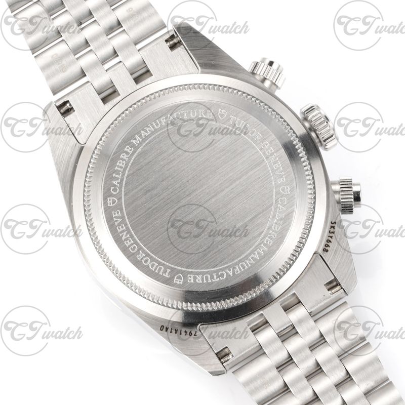 Tudor Black Bay Chrono 41mm Panda Dial Super Clone Watch Automatic Jubilee Bracelet Mechanical Racing Style