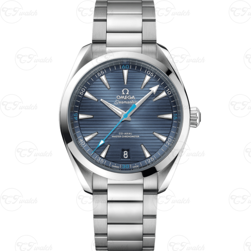 Omega Seamaster Aqua Terra 41MM Клон Часы Автоматические 8900 Механизм Синий Циферблат Нержавеющая Сталь Роскошные Мужские Часы