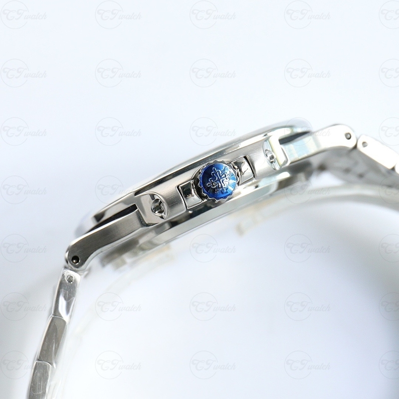 Patek Philippe 5711 Aquanaut Stainless Steel Diamond Bezel white Dial Rubber Strap Automatic Luxury Watch