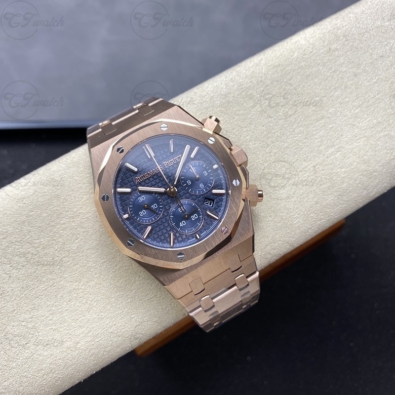 Audemars Piguet Royal Oak Offshore 26715 Blue Dial Chronograph 42mm Stainless Steel Automatic Mechanical Watch