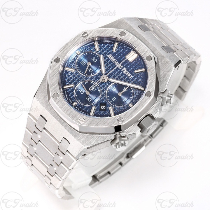 Audemars Piguet Royal Oak Offshore 26715 blue Dial Chronograph 42mm Stainless Steel Automatic Mechanical Watch