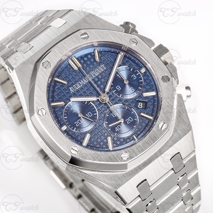 Audemars Piguet Royal Oak Offshore 26715 blue Dial Chronograph 42mm Stainless Steel Automatic Mechanical Watch