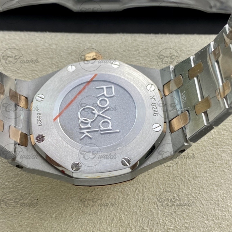 Audemars Piguet Royal Oak 15500ST 41mm Automatic Mechanical Watch Caliber 4302 Stainless Steel Rose Gold Bezel White Dial Sapphire Glass