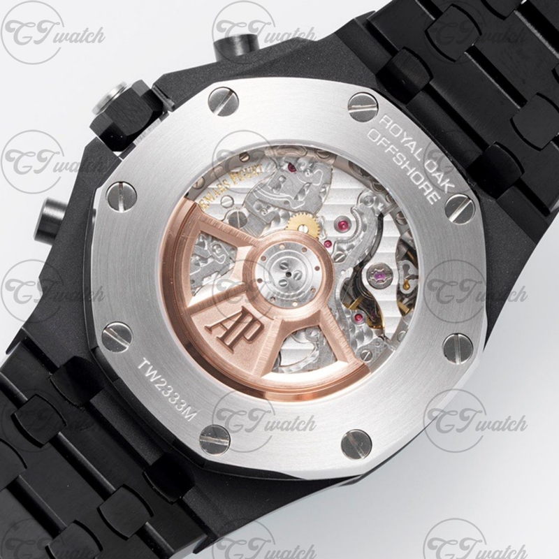 Audemars Piguet Royal Oak Offshore 44mm Automatic Chronograph Watch Caliber 3126 Black Ceramic Case Sapphire Glass Luxury Sport