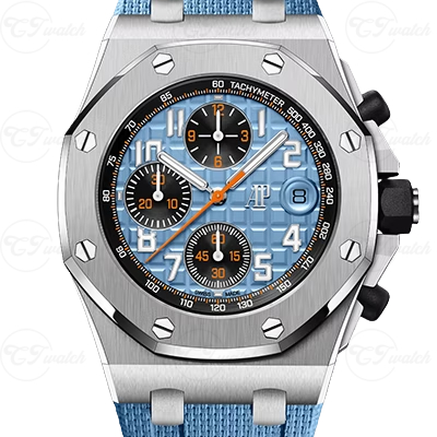 Audemars Piguet Royal Oak Offshore Chronograph 26470ST 42mm Automatic Watch Stainless Steel Case Black Dial Sapphire Glass Sport Luxury