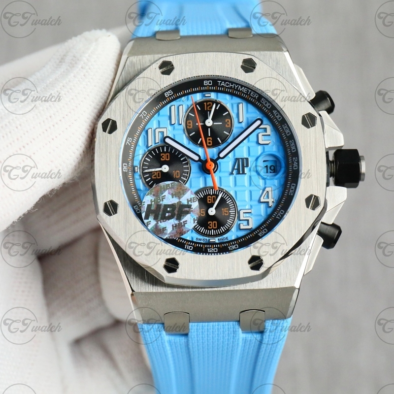 Audemars Piguet Royal Oak Offshore Chronograph 26470ST 42mm Automatic Watch Stainless Steel Case Black Dial Sapphire Glass Sport Luxury