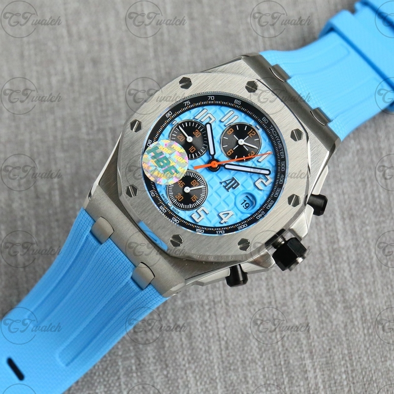 Audemars Piguet Royal Oak Offshore Chronograph 26470ST 42mm Automatic Watch Stainless Steel Case Black Dial Sapphire Glass Sport Luxury