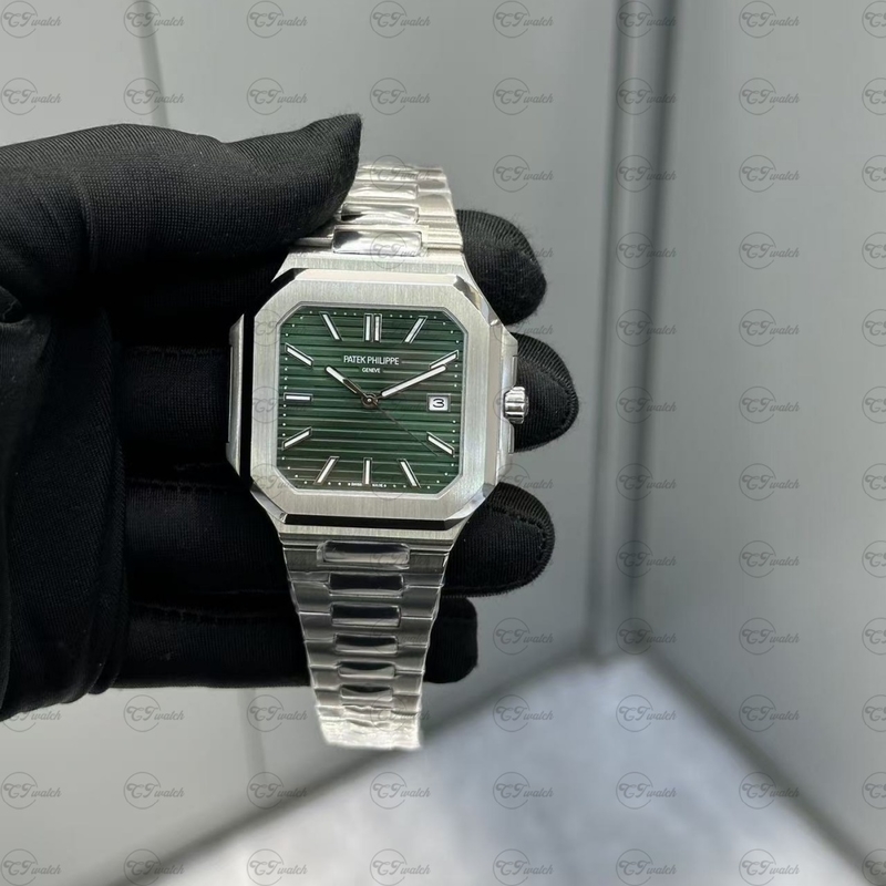 Patek Philippe Nautilus 5811 Stainless Steel Green Dial Automatic Super Clone Luxury Watch Men