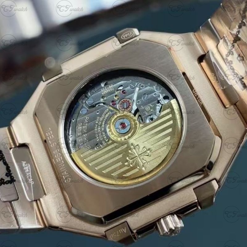 Patek Philippe Nautilus 5811  rose goldStainless Steel brown Dial Automatic Super Clone Luxury Watch Men