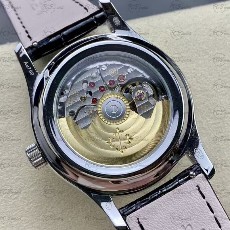 Patek Philippe 5205G White Gold Blue Dial Annual Calendar Automatic Super Clone Luxury Watch Men