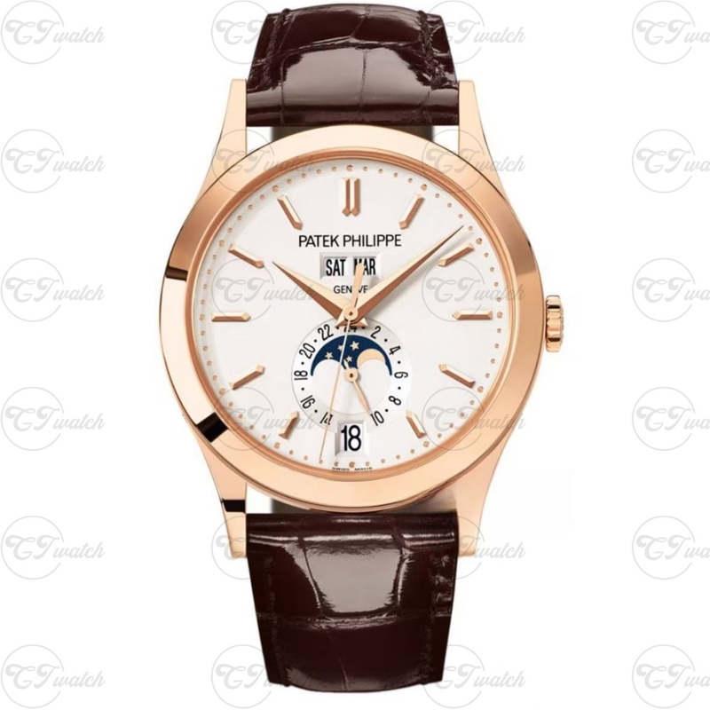 Patek Philippe 5396R Rose Gold Annual Calendar Moonphase Super Clone Luxury Watch Men Automatic