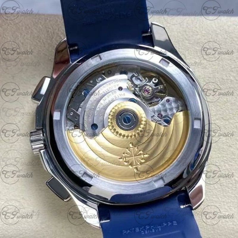 Patek Philippe Aquanaut 5968R steel belt  Chronograph Brown Dial Super Clone Automatic Luxury Watch Men