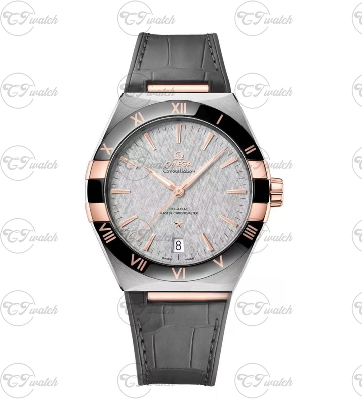 Omega Constellation 131.23.41.21.03.001 blown Dial Steel And Sedna Gold Automatic Super Clone Luxury Watch Men