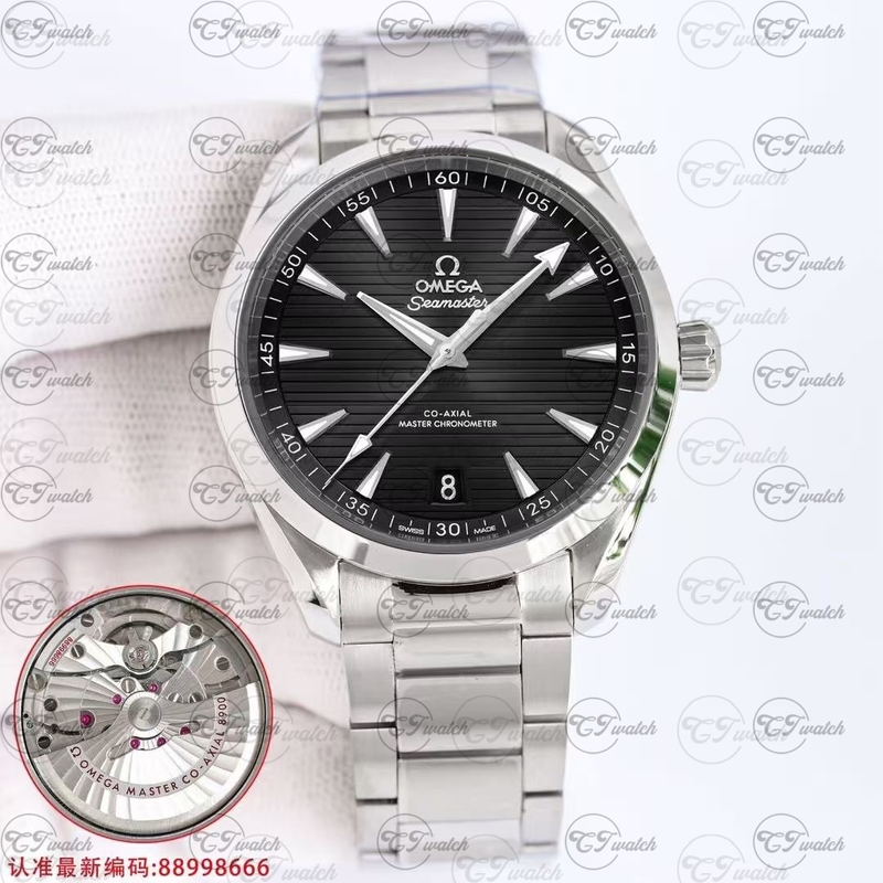 Omega Seamaster Aqua Terra 41mm Black Teak Dial Super Clone Watch – Automatic 8900 Movement