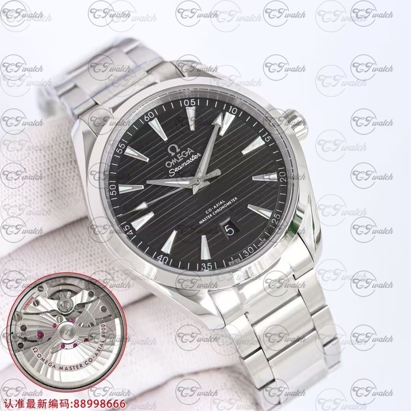 Omega Seamaster Aqua Terra 41mm Black Teak Dial Super Clone Watch – Automatic 8900 Movement