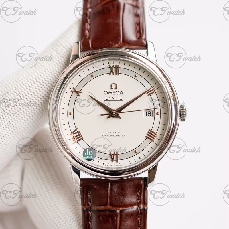 Omega De Ville Prestige 39.5mm Silver Dial Co-Axial Automatic Watch – Luxury Dress Edition