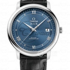 Omega De Ville Prestige 39.5mm Blue Dial Co-Axial Chronometer Men’s Dress Watch