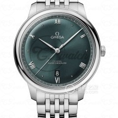Omega De Ville Prestige 39.5mm green Dial Co-Axial Chronometer Men’s Dress Watch