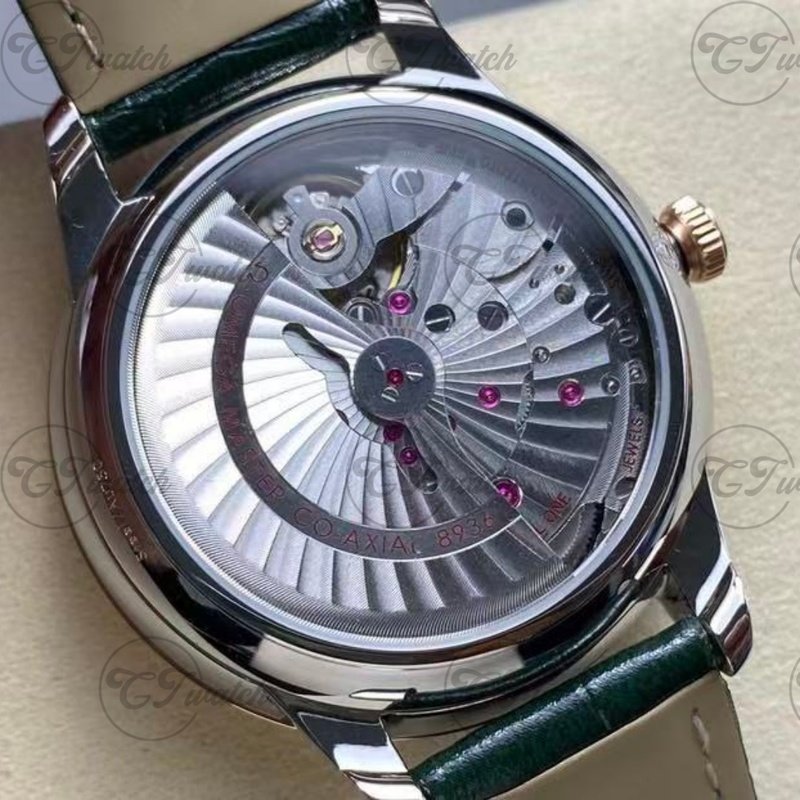 Omega De Ville Prestige 39.5mm green Dial Co-Axial Chronometer Men’s Dress Watch