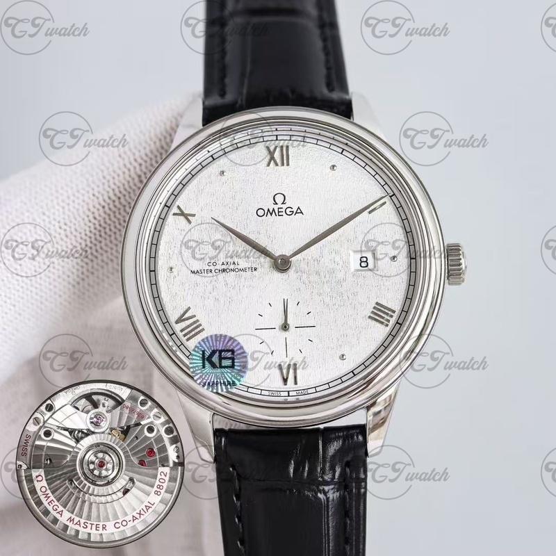 Omega De Ville Prestige 39.5mm white Dial Co-Axial Chronometer Men’s Dress Watch