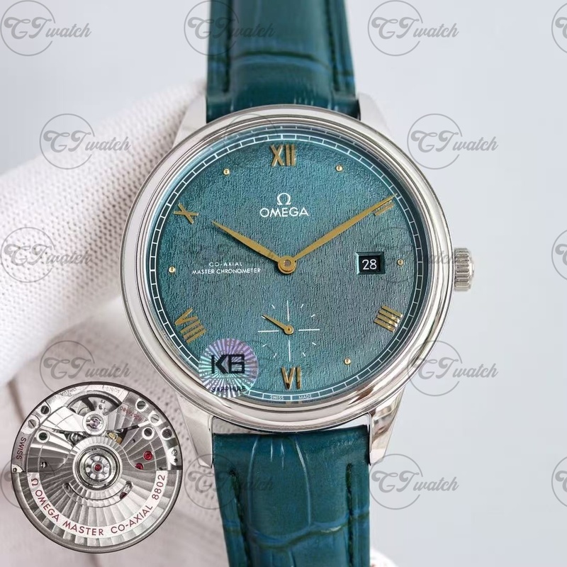 Omega De Ville Prestige 39.5mm green Dial Co-Axial Chronometer Men’s Dress Watch