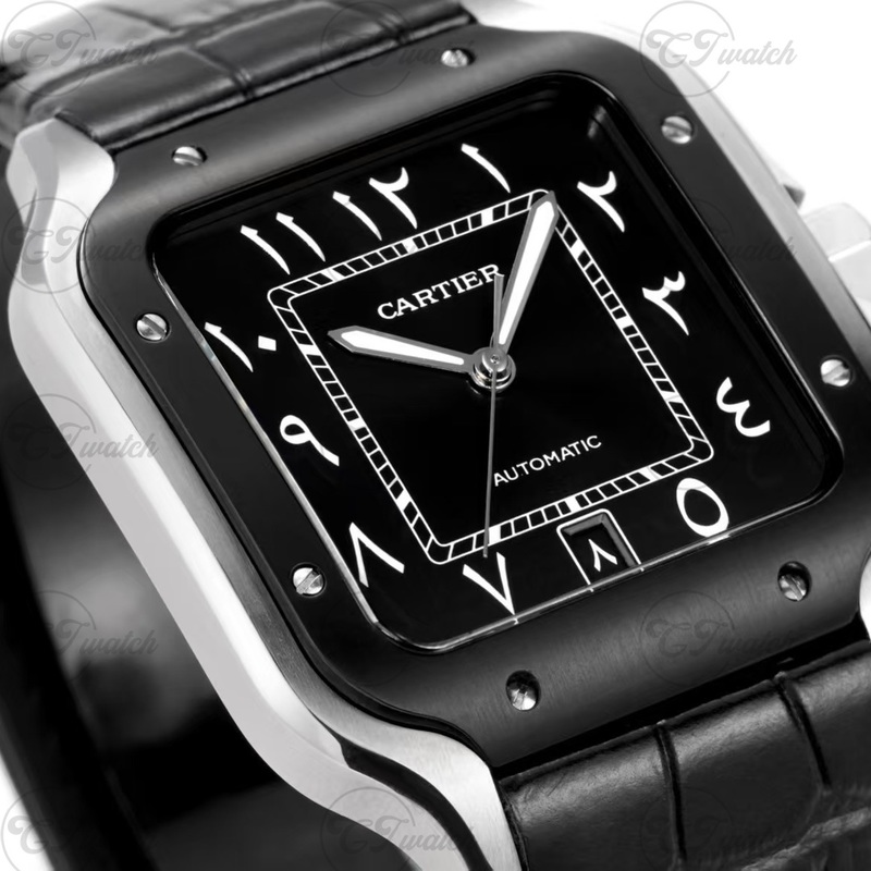 Restoring the Classic: Size and Craft Comparison of the Super Clone Version of Cartier Santos Limited Green Dial