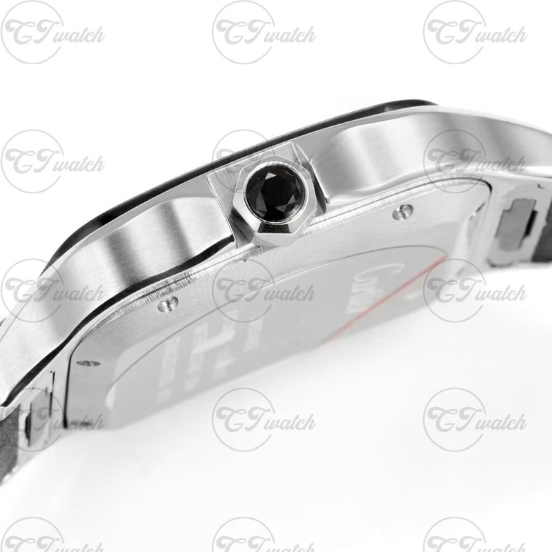 Restoring the Classic: Size and Craft Comparison of the Super Clone Version of Cartier Santos Limited Green Dial