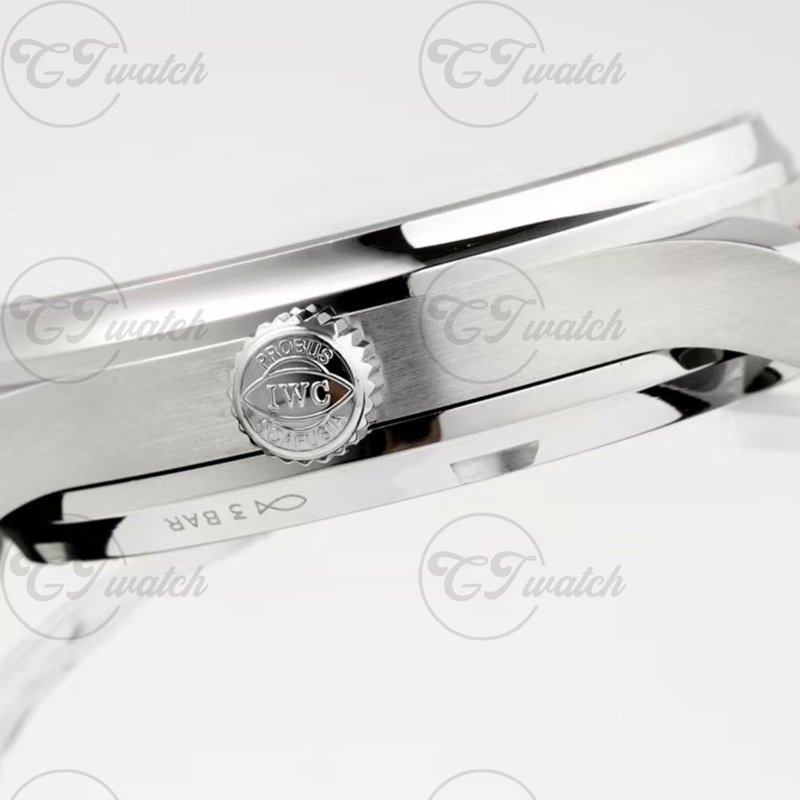 IWC Portugieser Automatic 40.4mm Stainless Steel Watch with Burgundy Dial (Premium 52010 Calibre Movement, Exquisite Craftsmanship & Timeless Heritage)