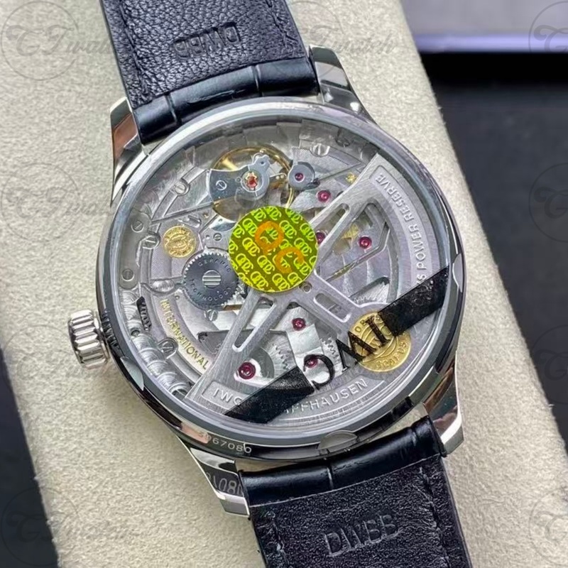 IWC Portugieser Automatic 40.4mm Stainless Steel Watch with white Dial (Premium 52010 Calibre Movement, Exquisite Craftsmanship & Timeless Heritage)