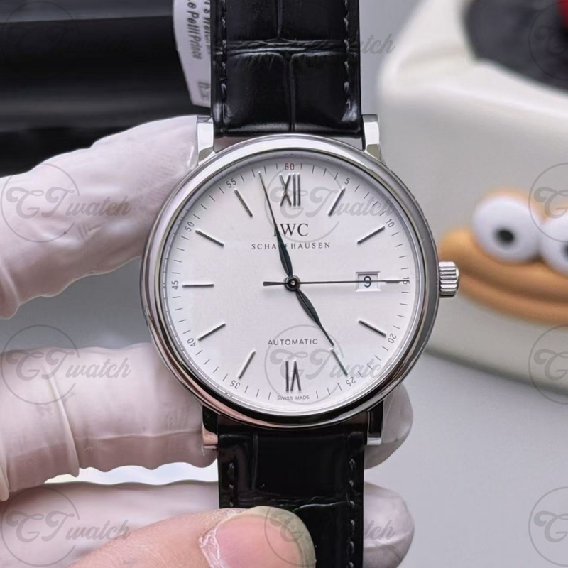 IWC Portofino Automatic 40mm Stainless Steel Watch with Silver Dial (Premium 35111 Calibre Movement Exquisite Craftsmanship & Timeless Elegance)