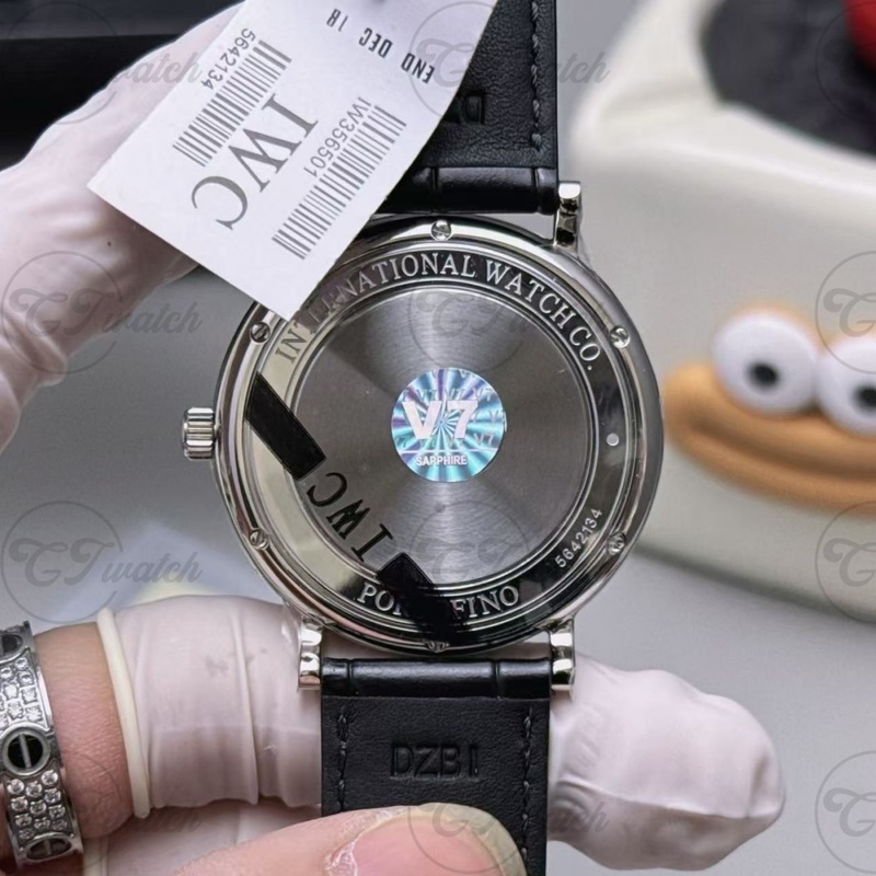 IWC Portofino Automatic 40mm Stainless Steel Watch with Silver Dial (Premium 35111 Calibre Movement Exquisite Craftsmanship & Timeless Elegance)