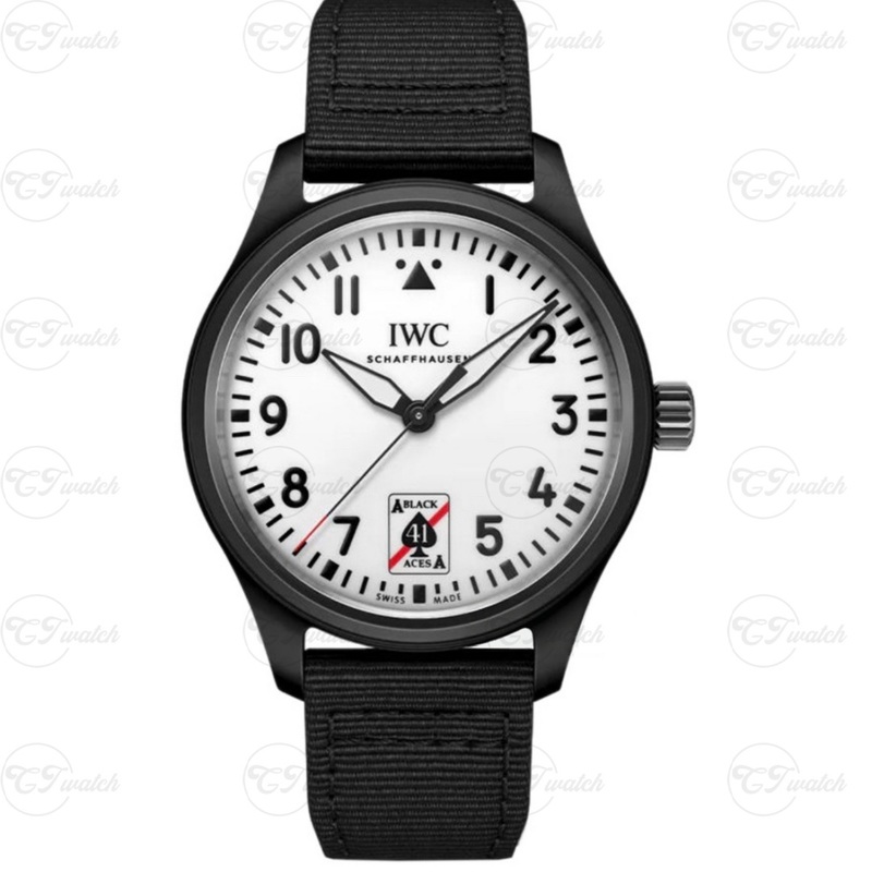 IWC Pilot’s Watch Automatic 41 “Black Aces” Ceramic Watch with Full Lume Dial (Premium 32100 Calibre Movement, Exquisite Craftsmanship & Iconic Aviation Heritage)