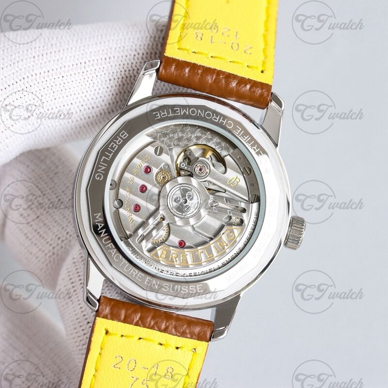 Breitling Top Time 41mm Stainless Steel Automatic Watch with Sky Blue Bezel (Premium Calibre 23 Movement, Exquisite Craftsmanship & Timeless Racing Heritage)