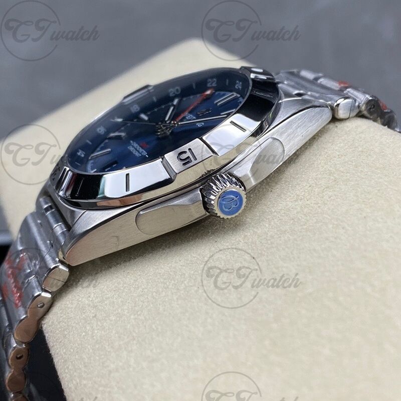 Breitling Chronomat GMT 42mm Stainless Steel Automatic Watch with Blue Dial (Premium Calibre 25 Movement, High-Precision Craftsmanship & Iconic Travel-Ready Design)