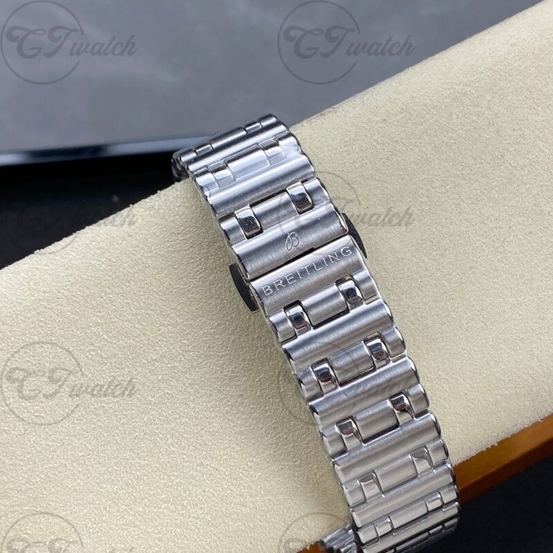 Breitling Chronomat GMT 42mm Stainless Steel Automatic Watch with Blue Dial (Premium Calibre 25 Movement, High-Precision Craftsmanship & Iconic Travel-Ready Design)