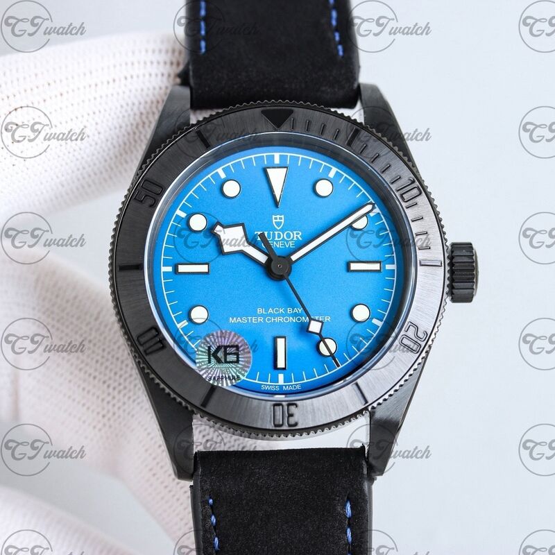 Tudor Black Bay 41mm Sleek Black-Ceramic Automatic Watch (Premium Cloned Calibre MT5602 Movement, High-Precision Craftsmanship & Vibrant Blue Dial Dive Design)