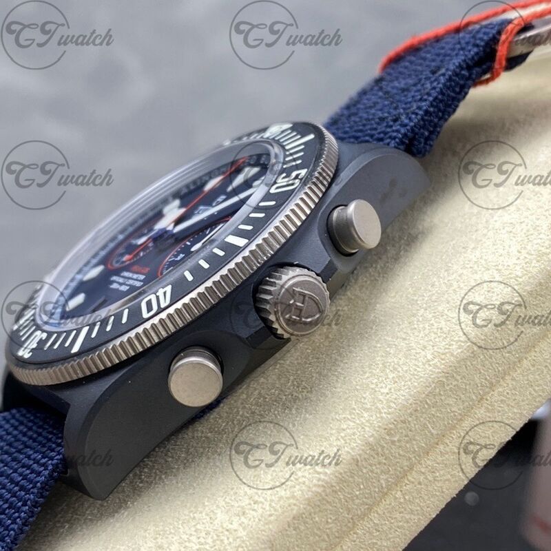 Tudor Black Bay Chrono 43mm Black-Ceramic Automatic Watch (Premium Cloned Calibre MT5813 Movement, High-Precision Craftsmanship & Red Bull Racing Navy Dial Design)