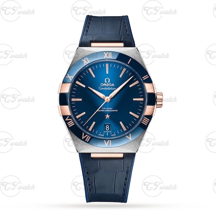 Omega Constellation 41mm Luxury Men's Watch with Swiss Movement 8800 and Super-Luminova Markers