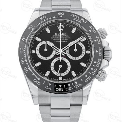 Stainless Steel 40mm Luxury Rolex Watch Swiss Movement 4130 Panda Daytona Watch