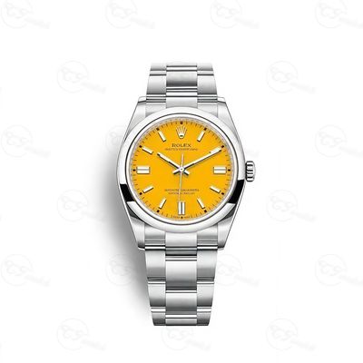 Oyster Perpetual Luxury Rolex Watch Yellow Dail 41MM Movement 3230 Super Clone Watch