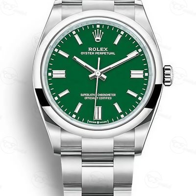 M124300 Rolex Oyster Perpetual Watch Green Super Clone 41MM Movement 3230