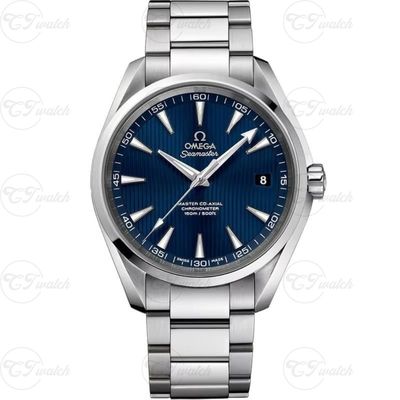 41.5mm Clone Omega Seamaster Automatic Mechanical Swiss 8500 Clear Dial Design