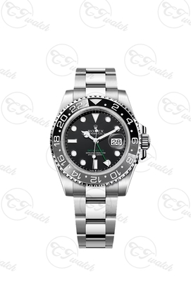 Super Clone Watch Rolex GMT Black Grey Circle 3285 Movement