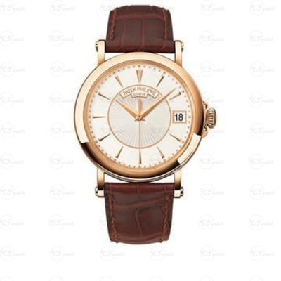 Patek Philippe Calatrava 5153R-001 38mm Rose Gold Automatic Watch with Officer’s Caseback