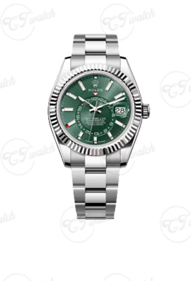 Sky Dweller 42mm: Advanced Chronograph Green Dial  Clone 9002 Movement